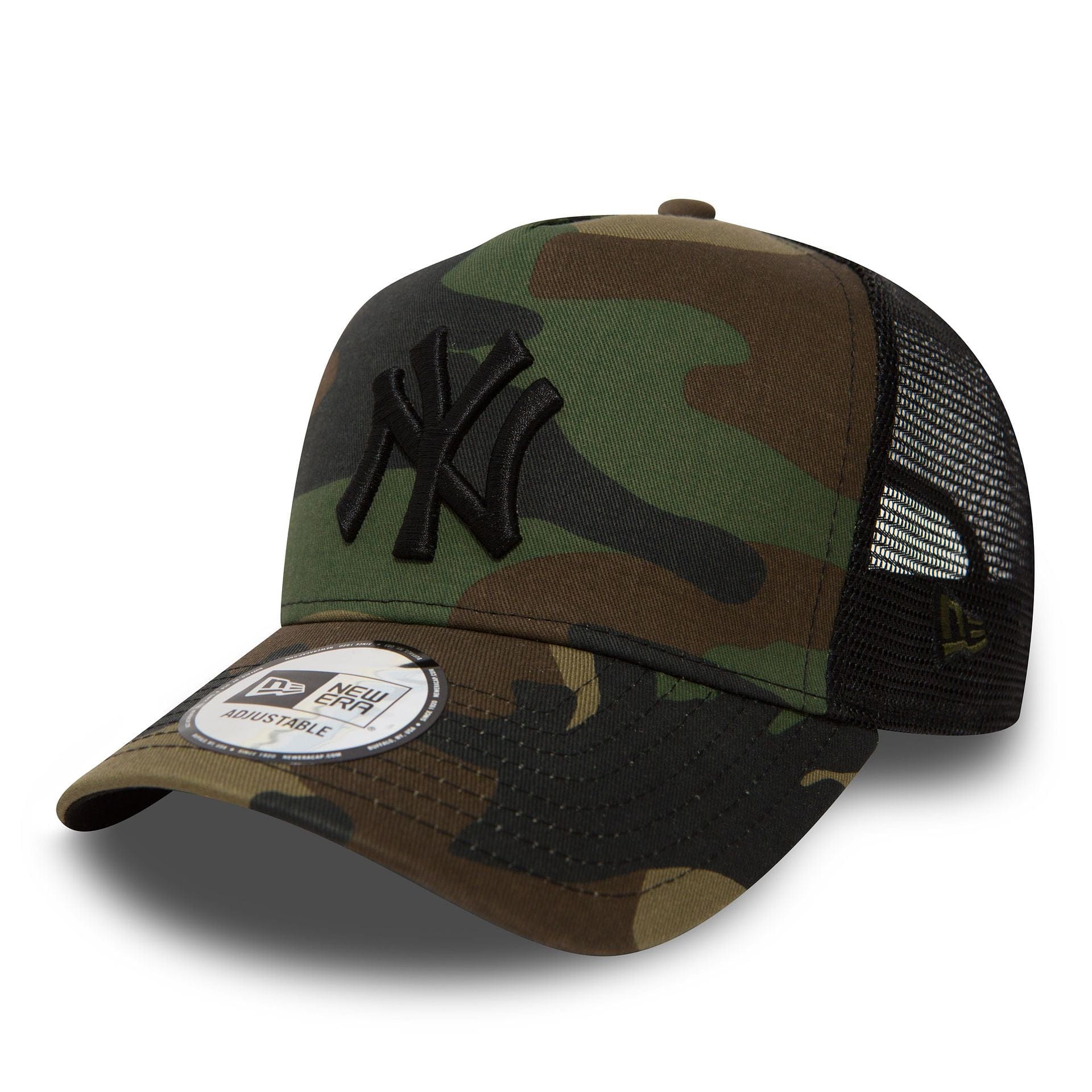9FORTY NEW YORK YANKEES CAMO A-FRAME TRUCKER