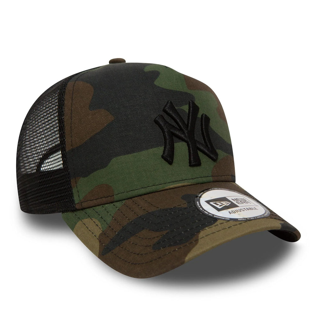 9FORTY NEW YORK YANKEES CAMO A-FRAME TRUCKER
