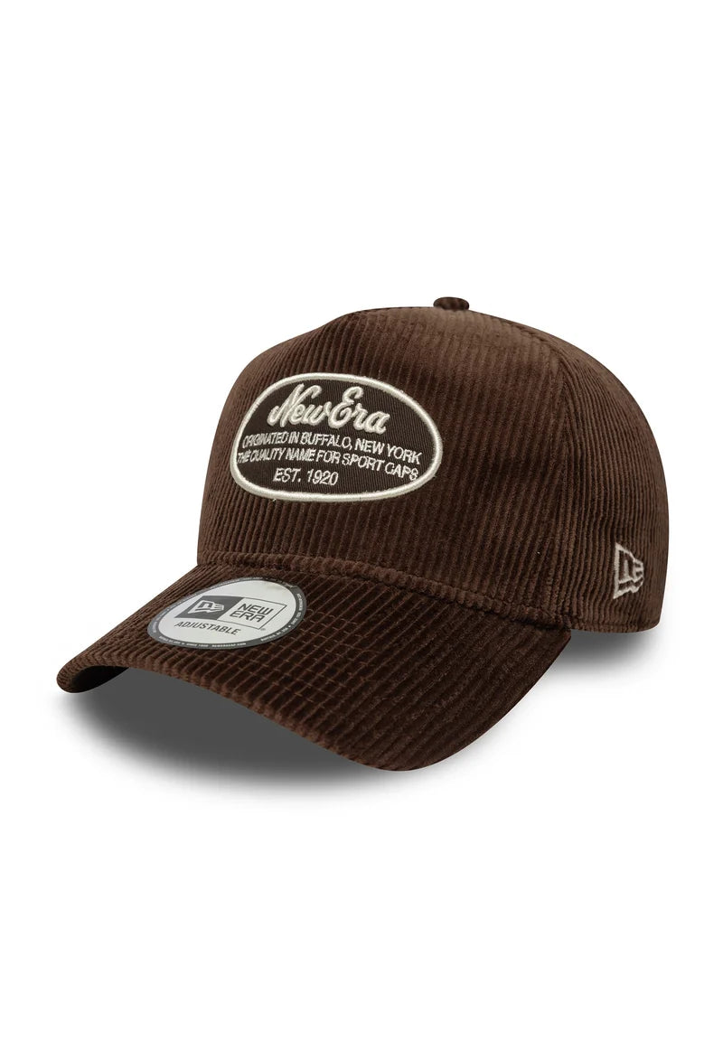 New Era E-Frame Cord Patch Cappello Marrone