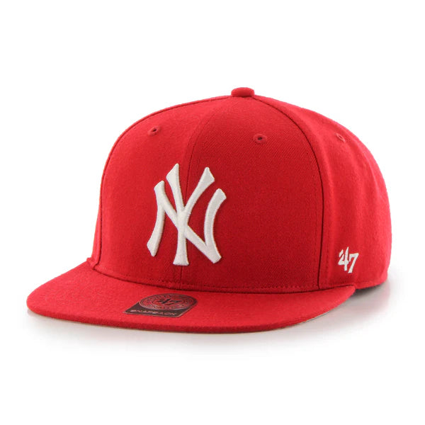 KIDS New york yankees captain 47 brand visiera piatta