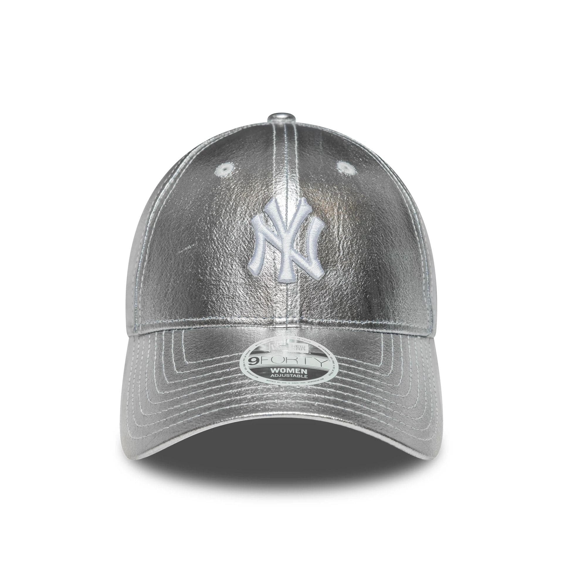 9FORTY FEMALE METALLIC NEW YORK YANKEES ARGENTO