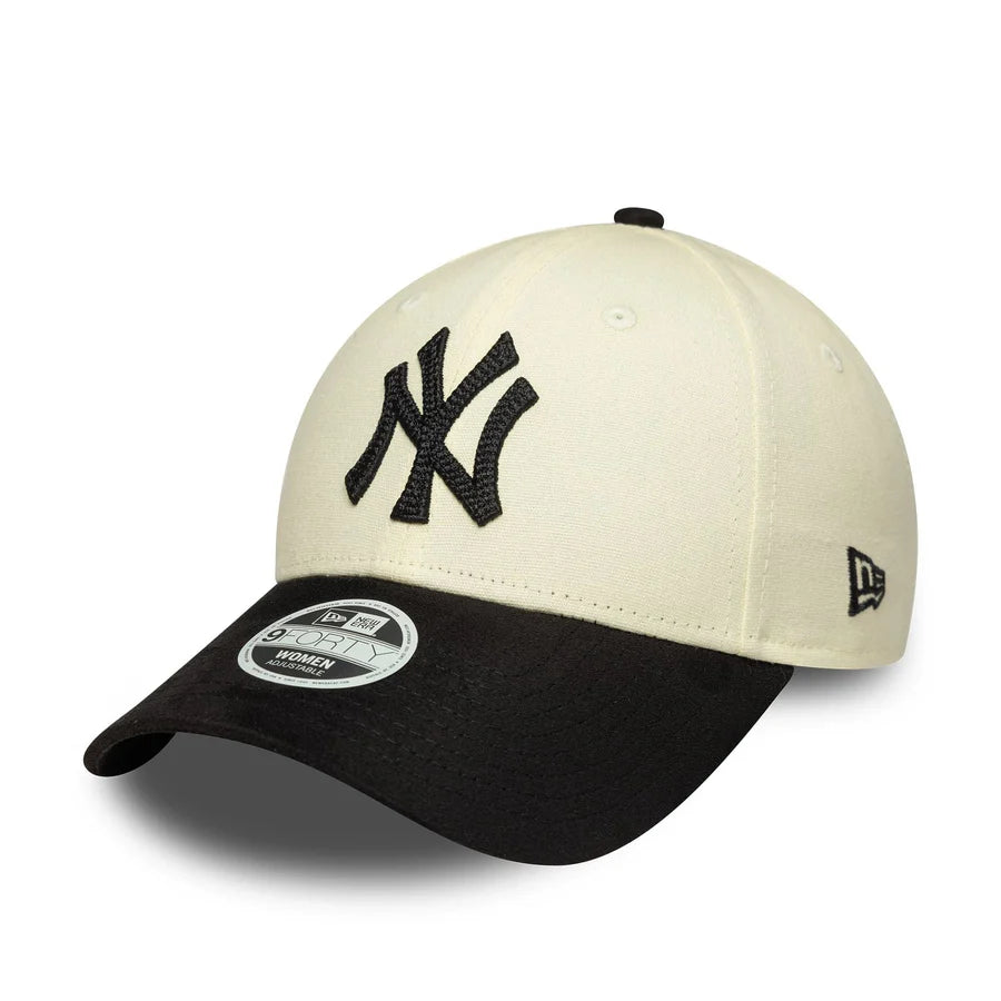 9FORTY New York Yankees MLB Faux Suede Beige Chiaro Donna