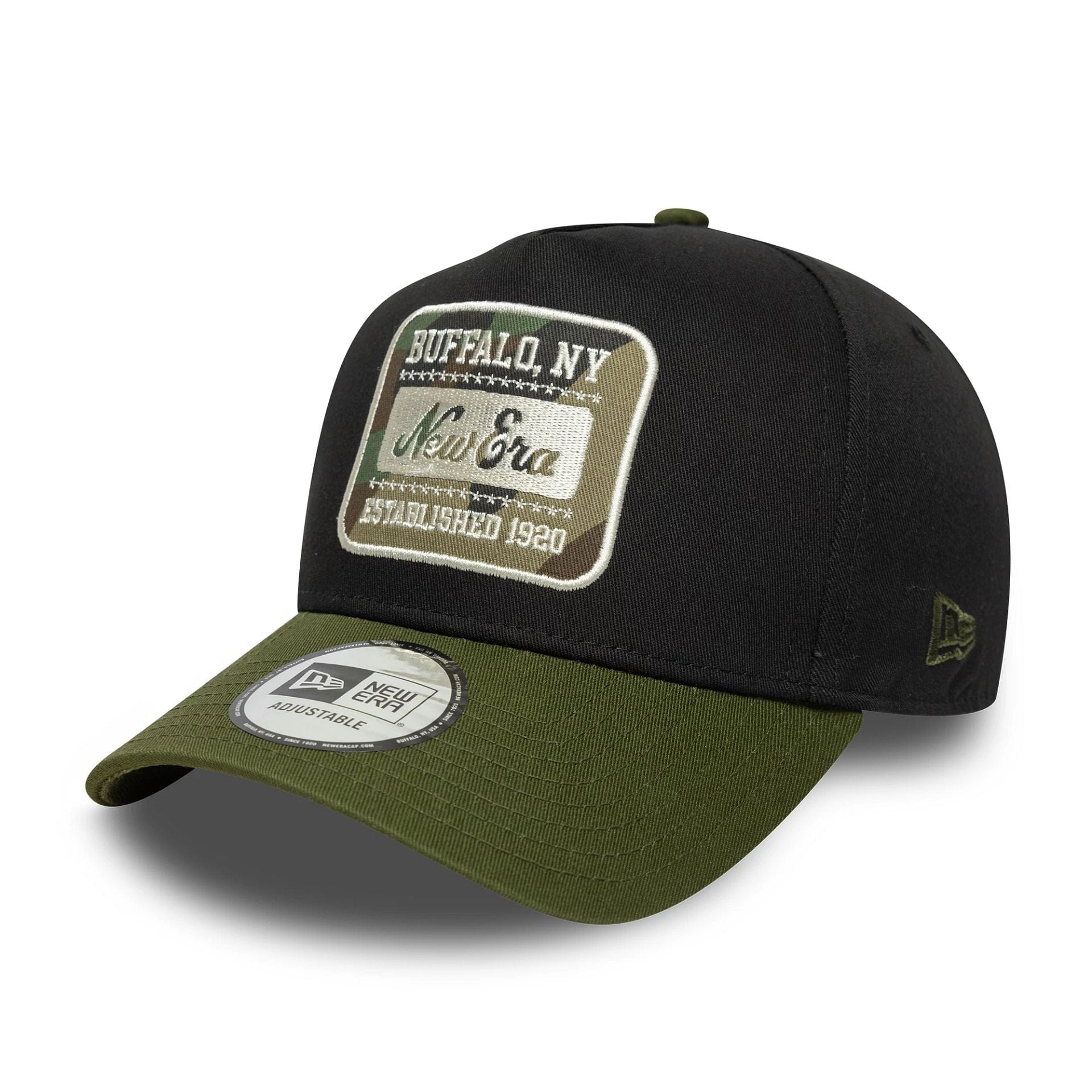9FORTY E-Frame New Era Camo Patch Nero