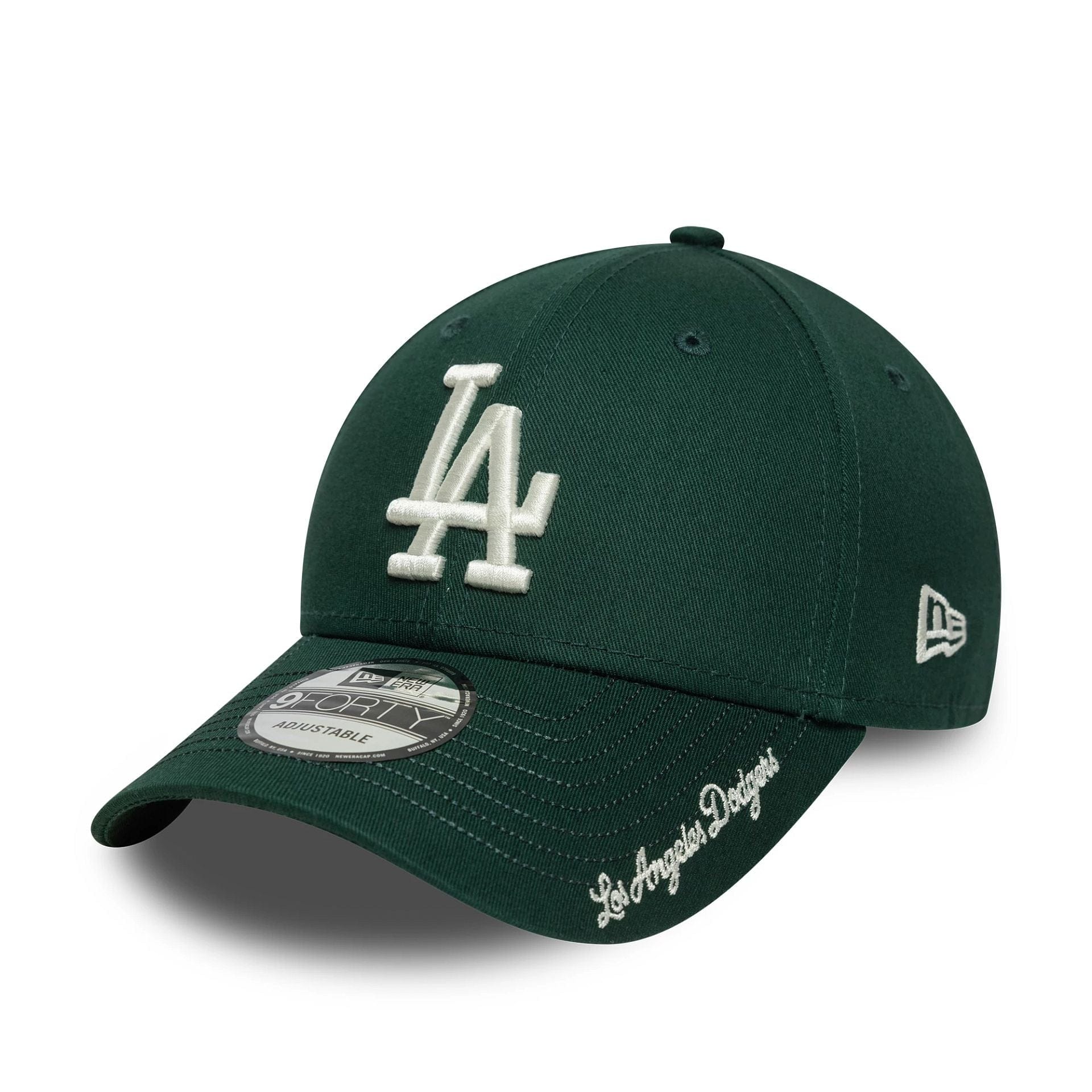 9FORTY VISOR SCRIPT LA DODGERS MLB Verde Scuro
