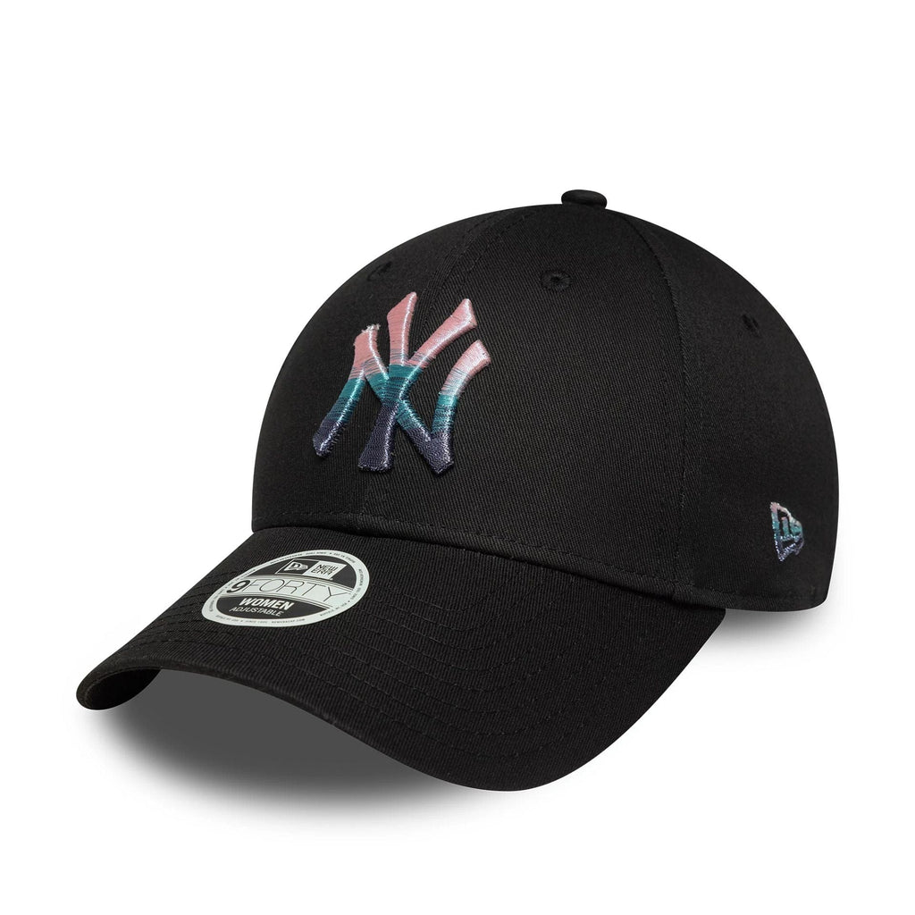9FORTY New York Yankees MLB Metallic Logo Nero Donna