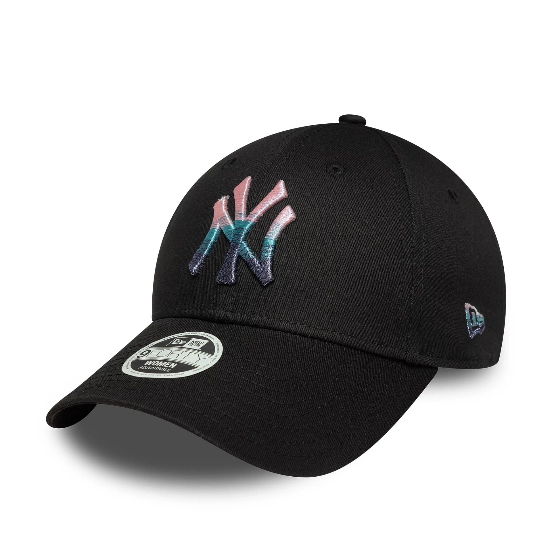 9FORTY New York Yankees MLB Metallic Logo Nero Donna