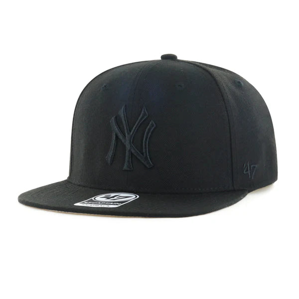 New York Yankees No Shot '47 CAPTAIN Black Cap visiera piatta