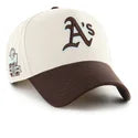 47Brand Oakland Athletics Cooperstown Bone Edition MVP Snapback Cap