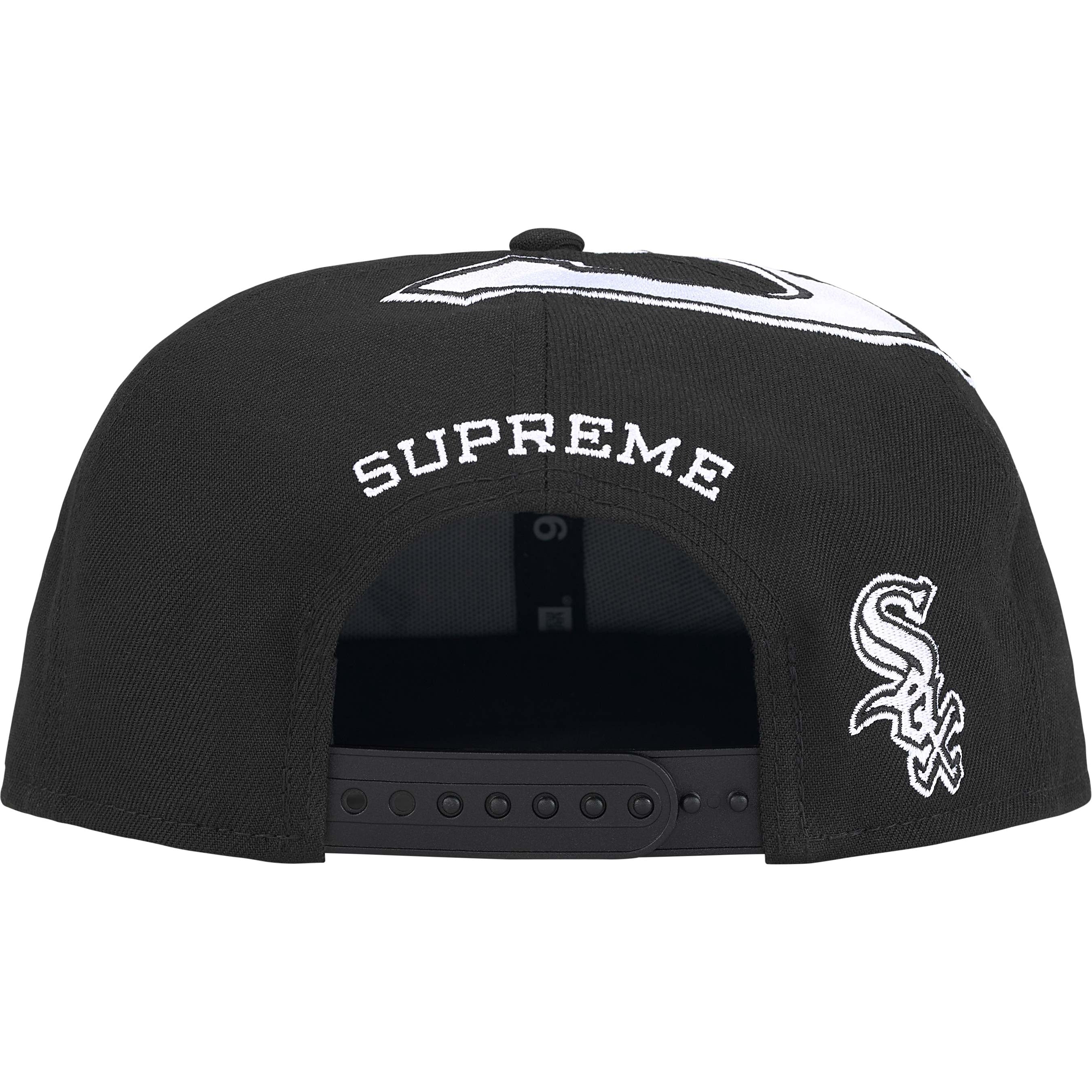 Snapback New Era regolabile Supreme Chicago White Sox nero