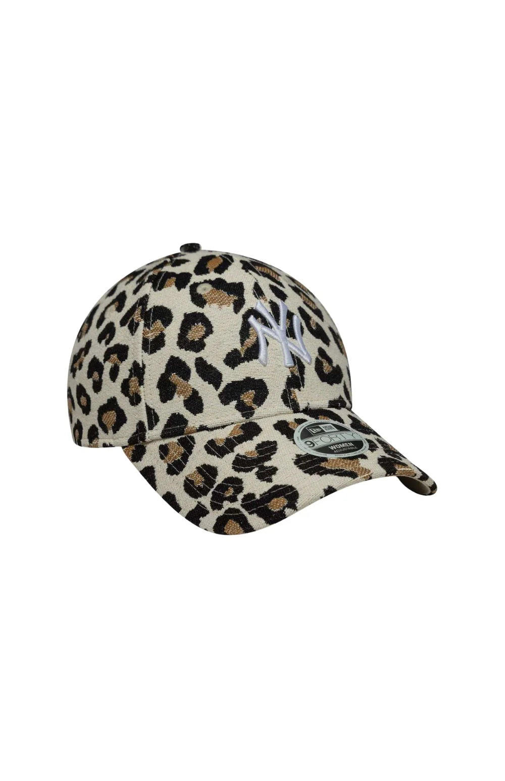 9 FORTY yankees  LEOPARD MIDI BEIG NEW ERA