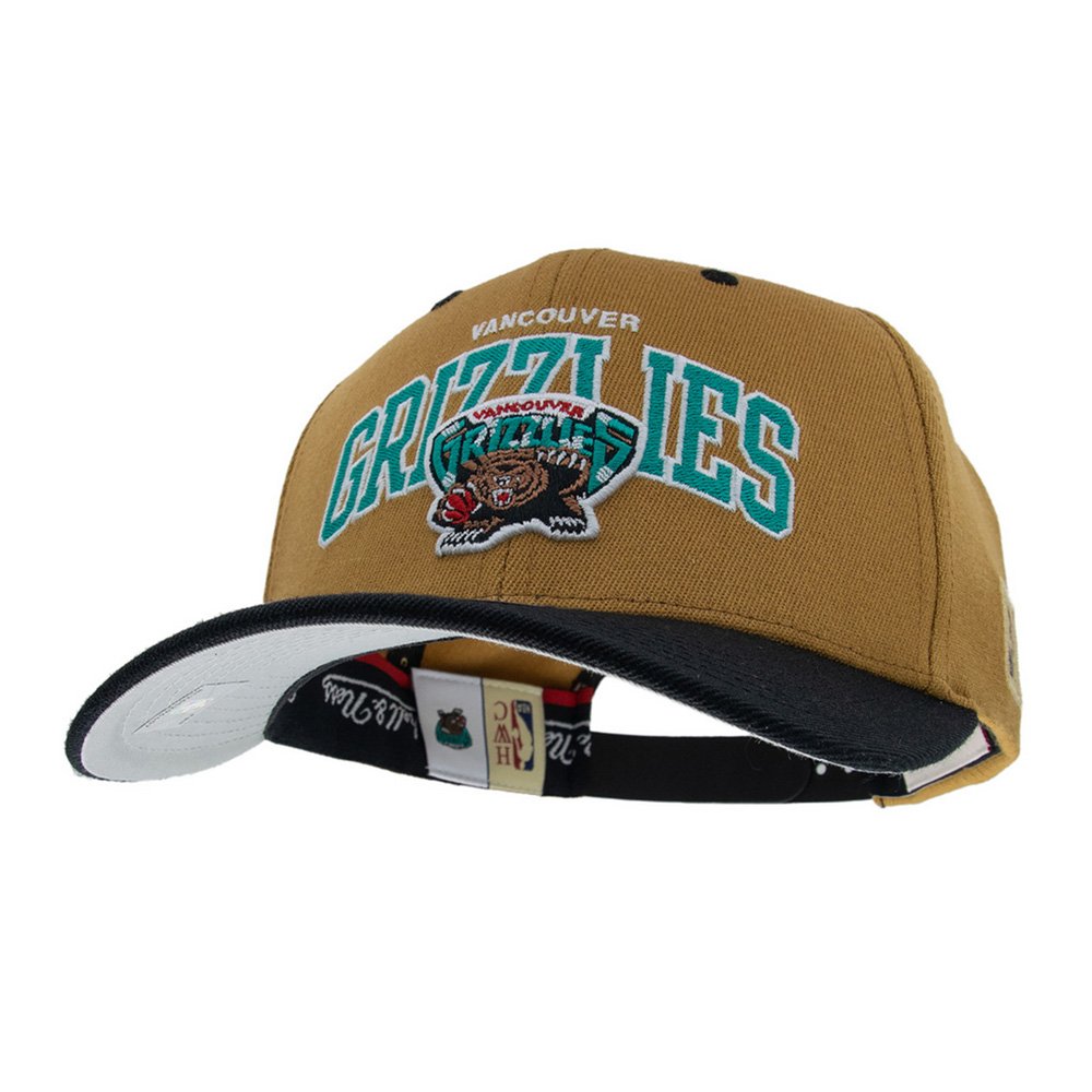Mitchell & Ness Vancouver Grizzlies Team Arch Cap Brown/Black