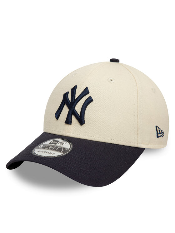 Colour Block 9Forty NY Cap 60595215 Beige Blue Navy