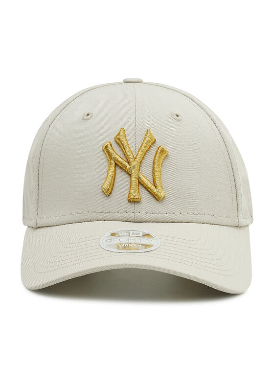 Cappellino 9FORTY Regolabile New York Yankees Metallic Logo Donna Panna