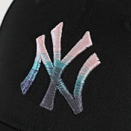 9FORTY New York Yankees MLB Metallic Logo Nero Donna