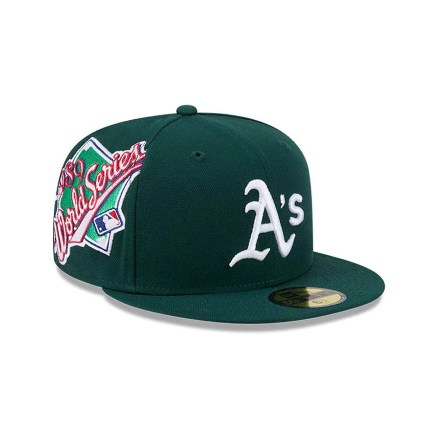 59FIFTY Fitted Athletics MLB Hidden Hit Verde Scuro